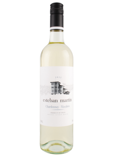 2022 Esteban Martin white Macabeo) ( / Chardonnay