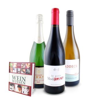 3er Weinpaket für Einsteiger &quot;Weinwissen&quot; + BUCH