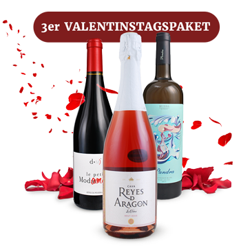 Valentinstags-3er Weinpaket